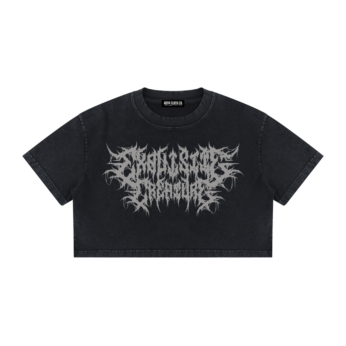 Exquisite Creature Mineral Wash Crop Top