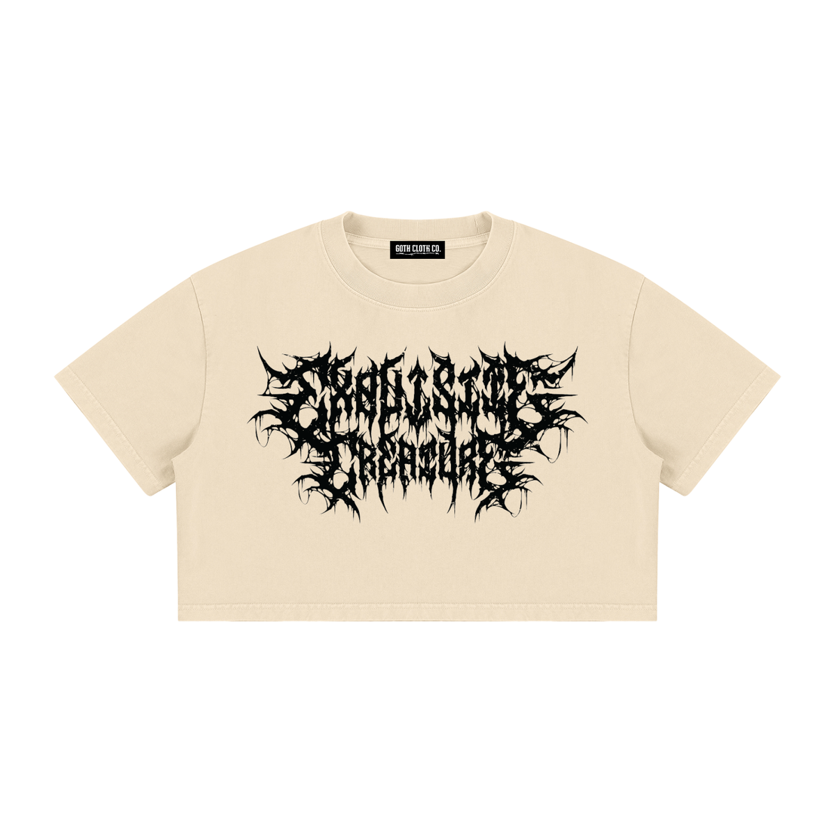 Exquisite Creature Mineral Wash Crop Top