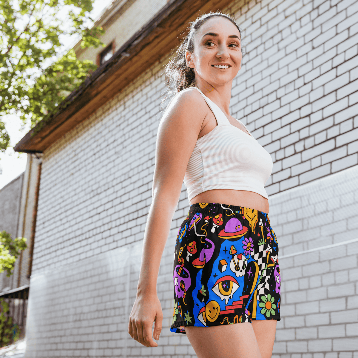 Acid Dreams Unisex Unlined Swim Trunks - Goth Cloth Co.6708470_9804
