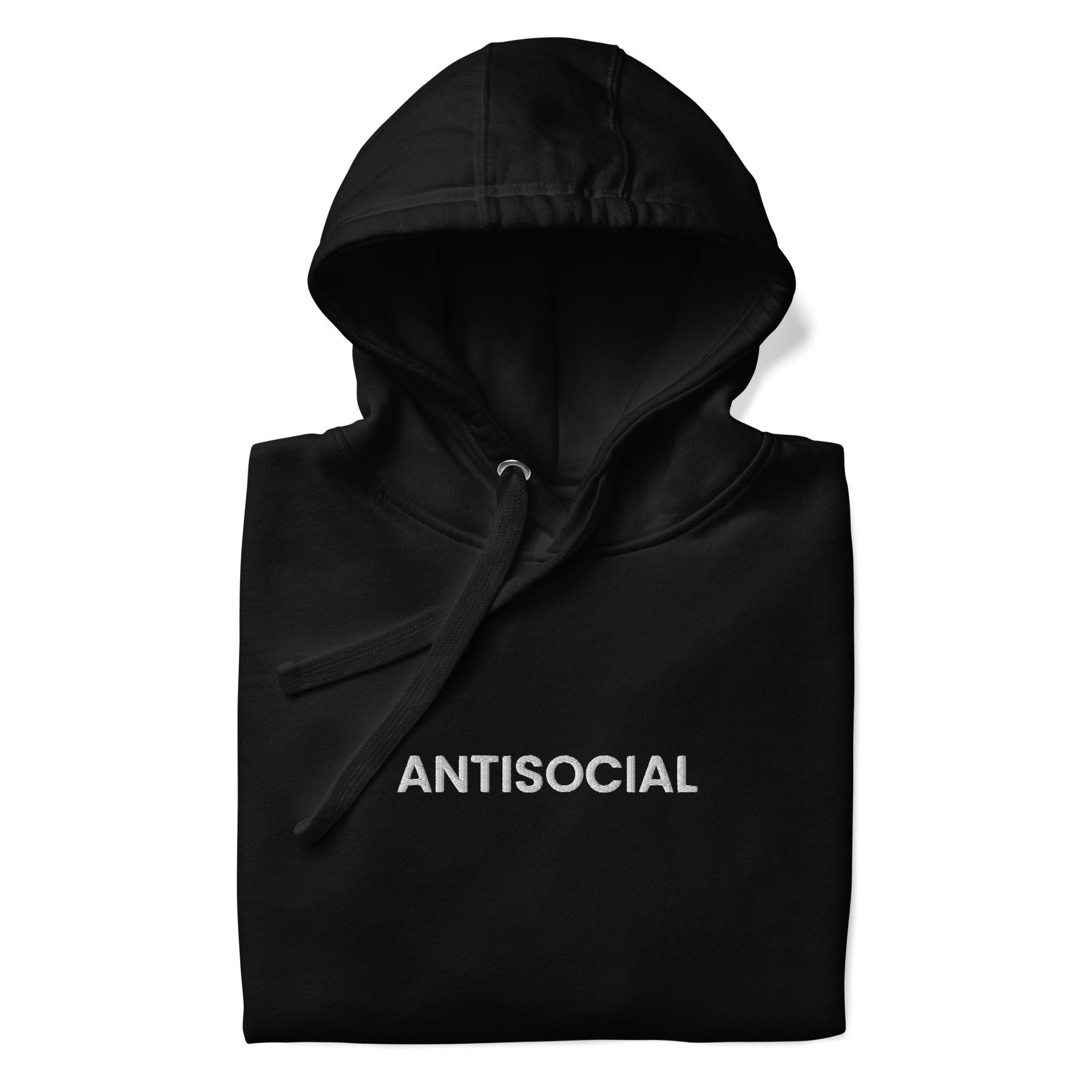 Antisocial Embroidered Hoodie - Goth Cloth Co.4719728_20284