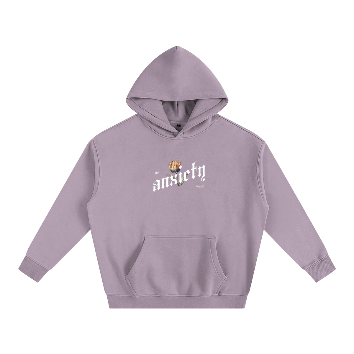 Anxiety Oversize Fleeced Hoodie - Goth Cloth Co.251219PODRB0425006