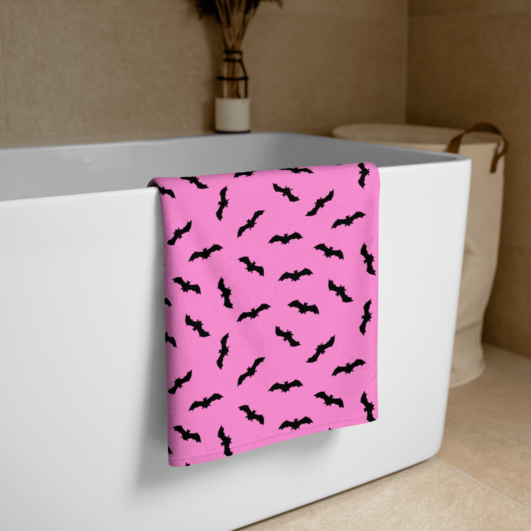 Bat Babe Beach Towel - Goth Cloth Co.4511935_8874
