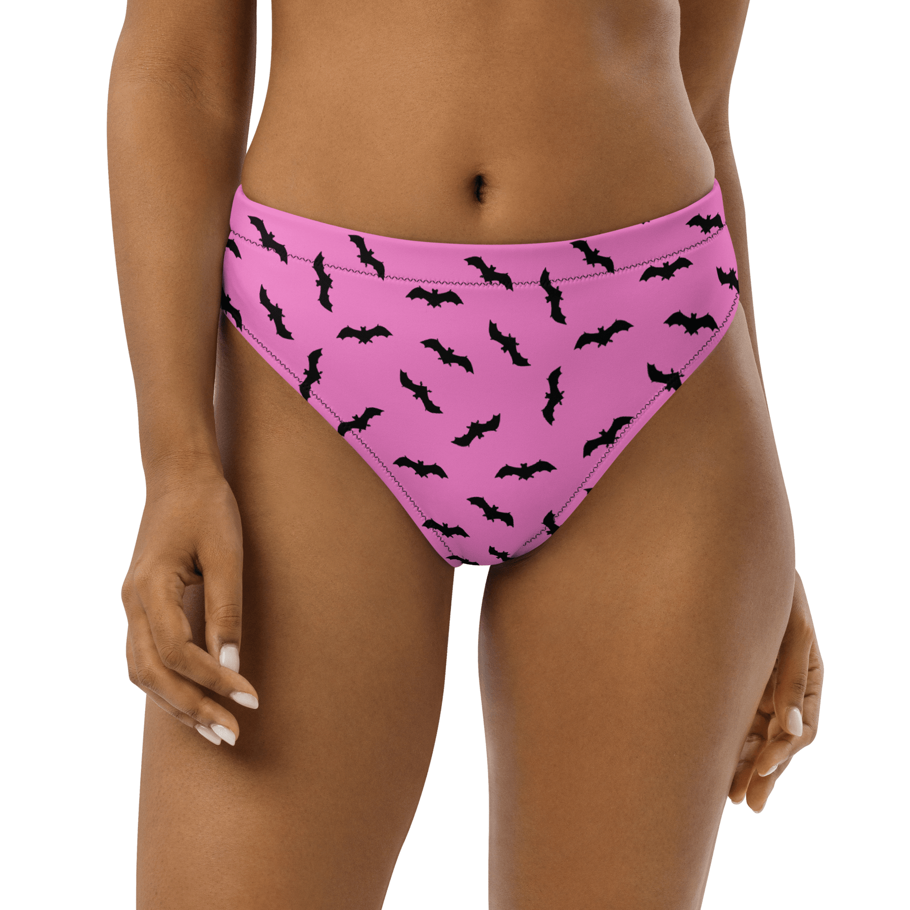 Bat Babe Sport High - Waisted Bikini Bottom - Goth Cloth Co.7401010_12042