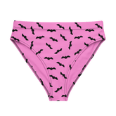 Bat Babe Sport High - Waisted Bikini Bottom - Goth Cloth Co.7401010_12042