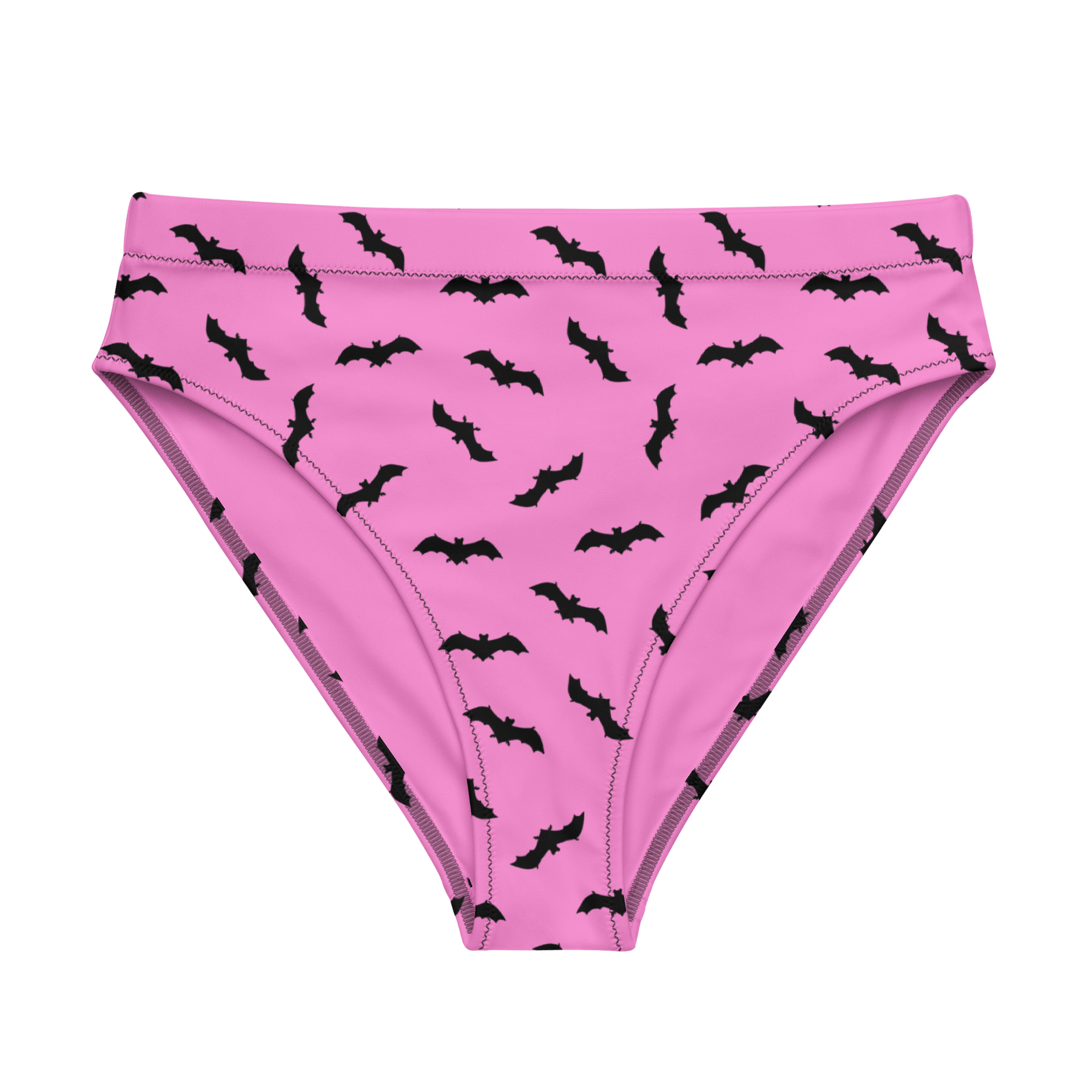 Bat Babe Sport High - Waisted Bikini Bottom - Goth Cloth Co.7401010_12042