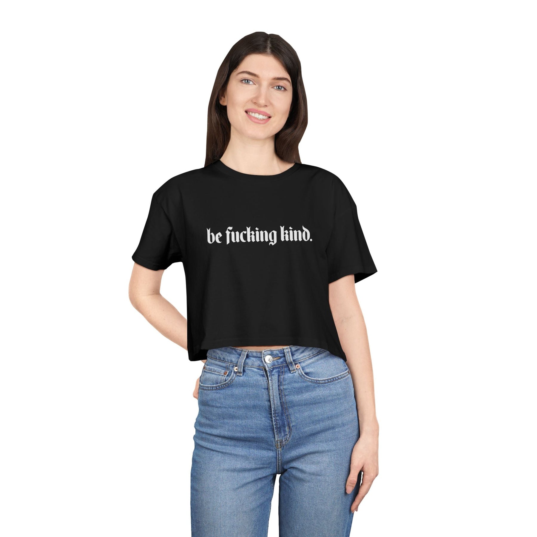Be Fucking Kind Crop Top - Goth Cloth Co.T-Shirt23037996773123450170