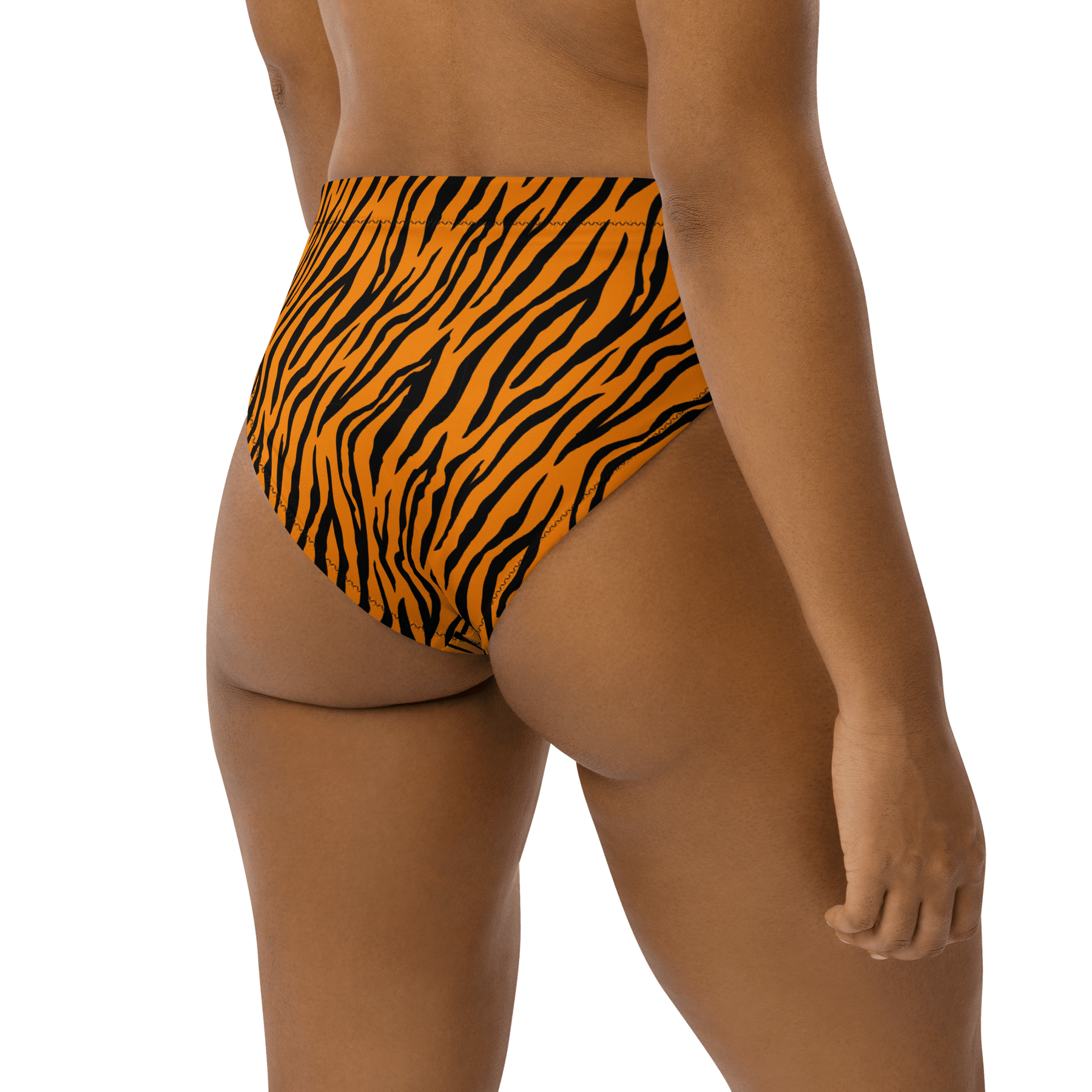 Bengal Heat High - Waisted Sport Bikini Bottom - Goth Cloth Co.9269375_12042