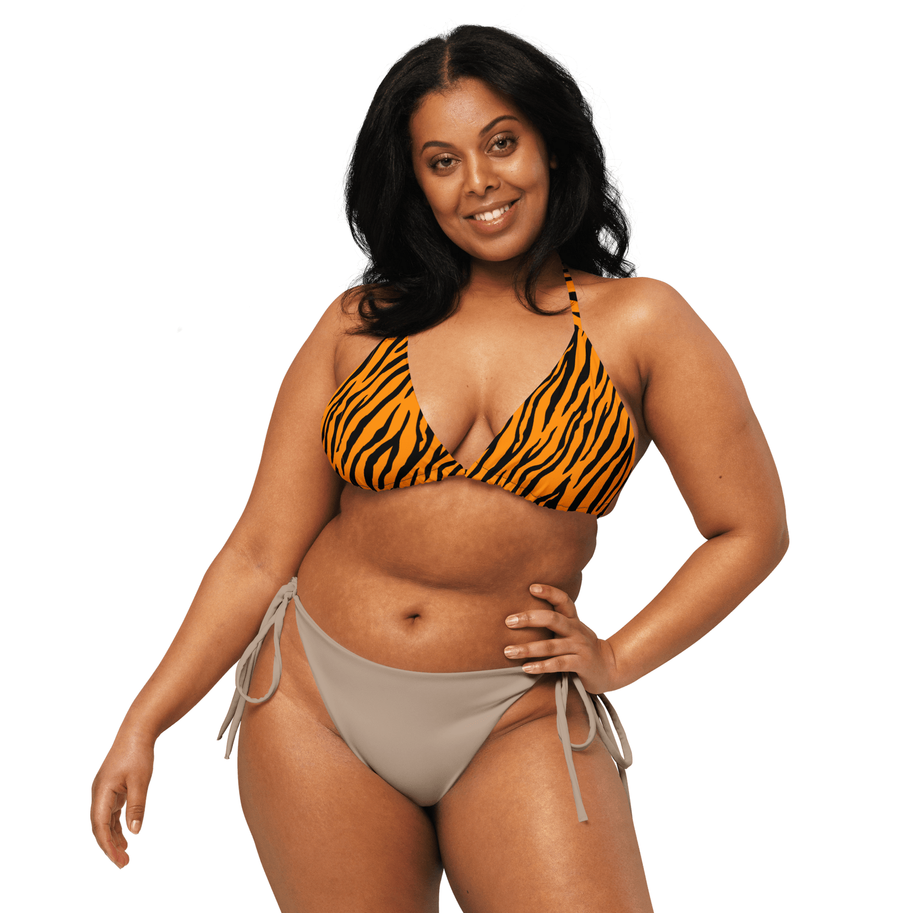 Bengal Heat Tiger Stripe String Bikini Top - Goth Cloth Co.8696838_16564