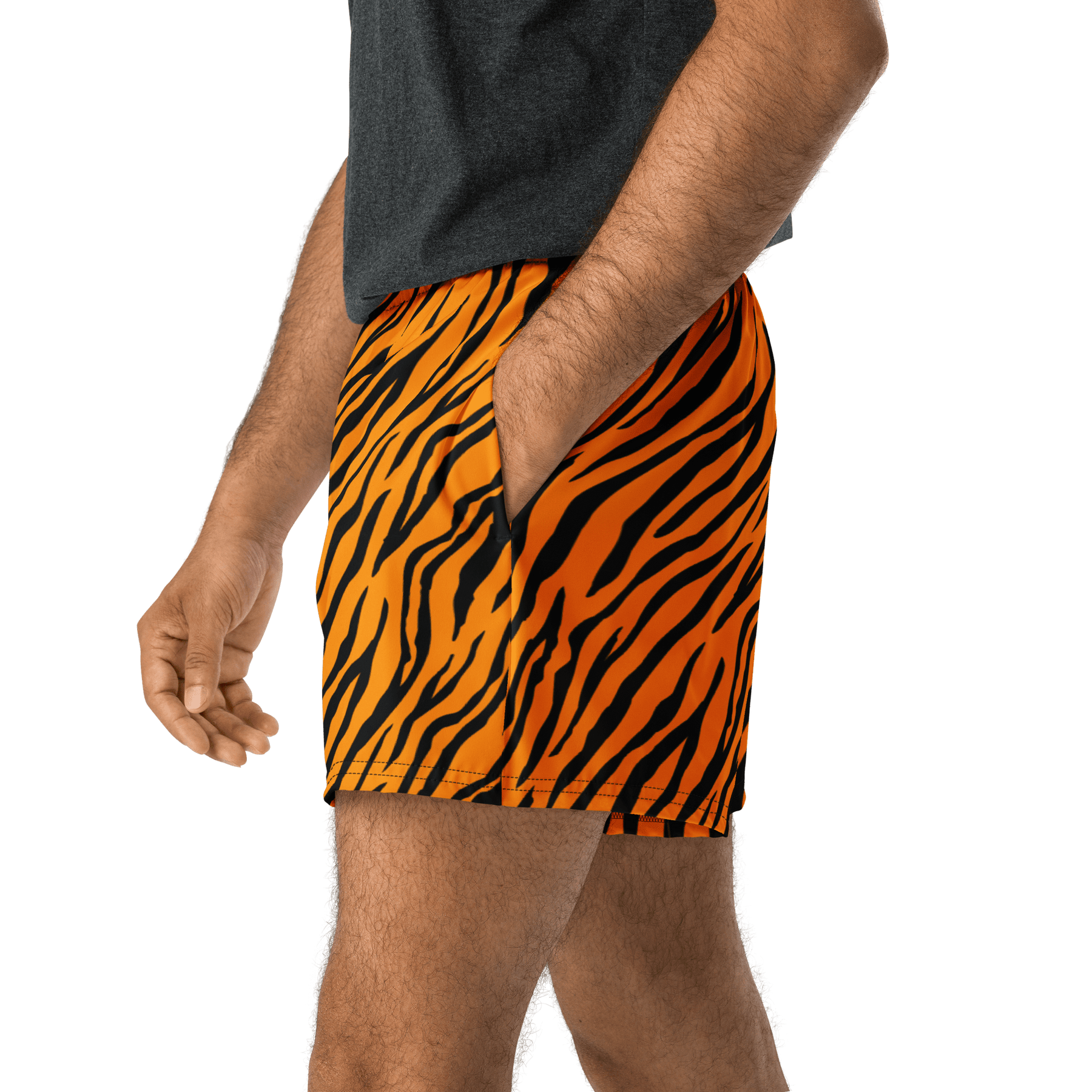 Bengal Heat Tiger Stripe Unisex Swim Trunks - Goth Cloth Co.7136965_9804
