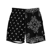 Black Bandana Men's Swim Trunks - Goth Cloth Co.6558912_14636