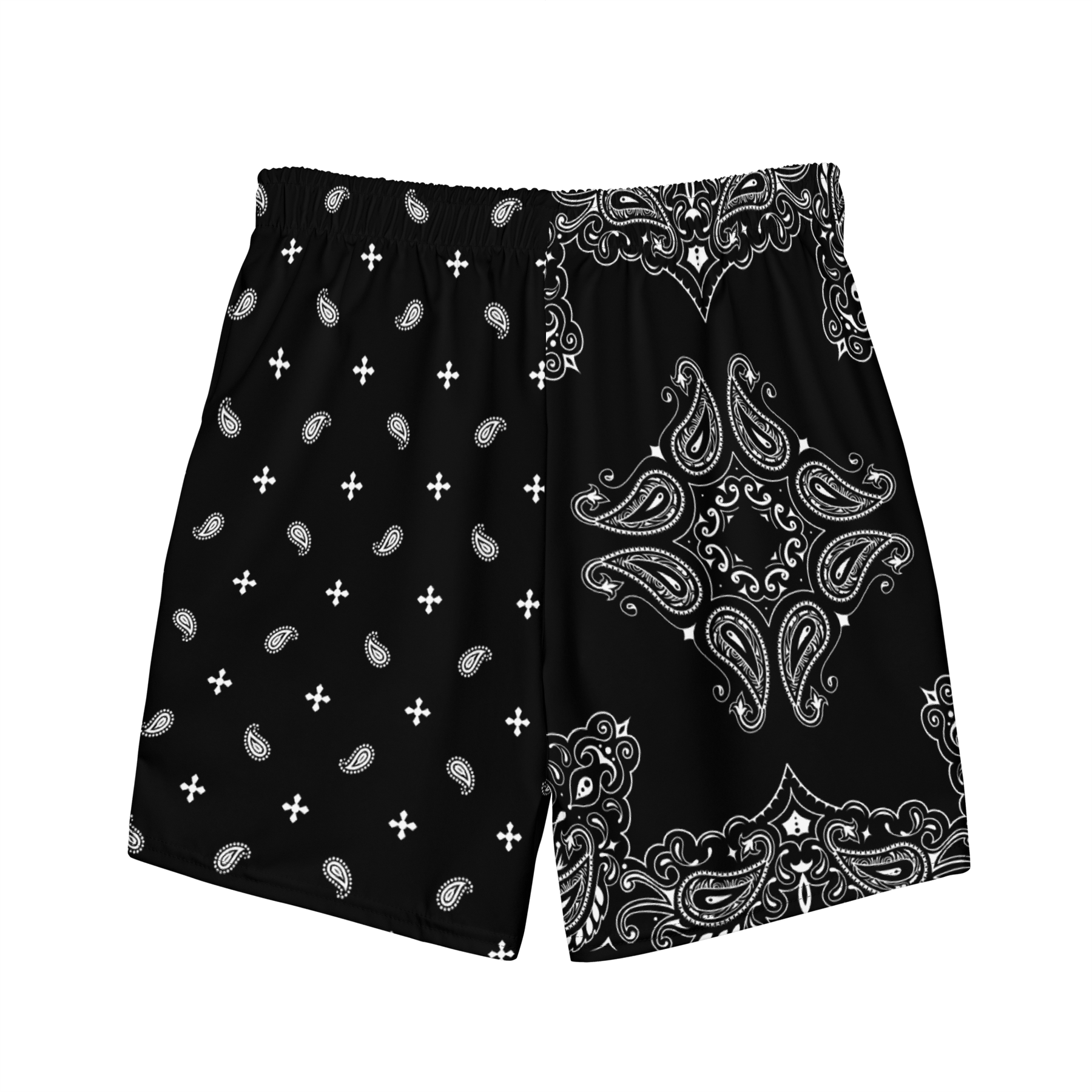 Black Bandana Men's Swim Trunks - Goth Cloth Co.6558912_14636