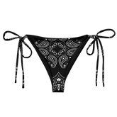 Black Bandana String Bikini Bottoms - Goth Cloth Co.5214672_16575
