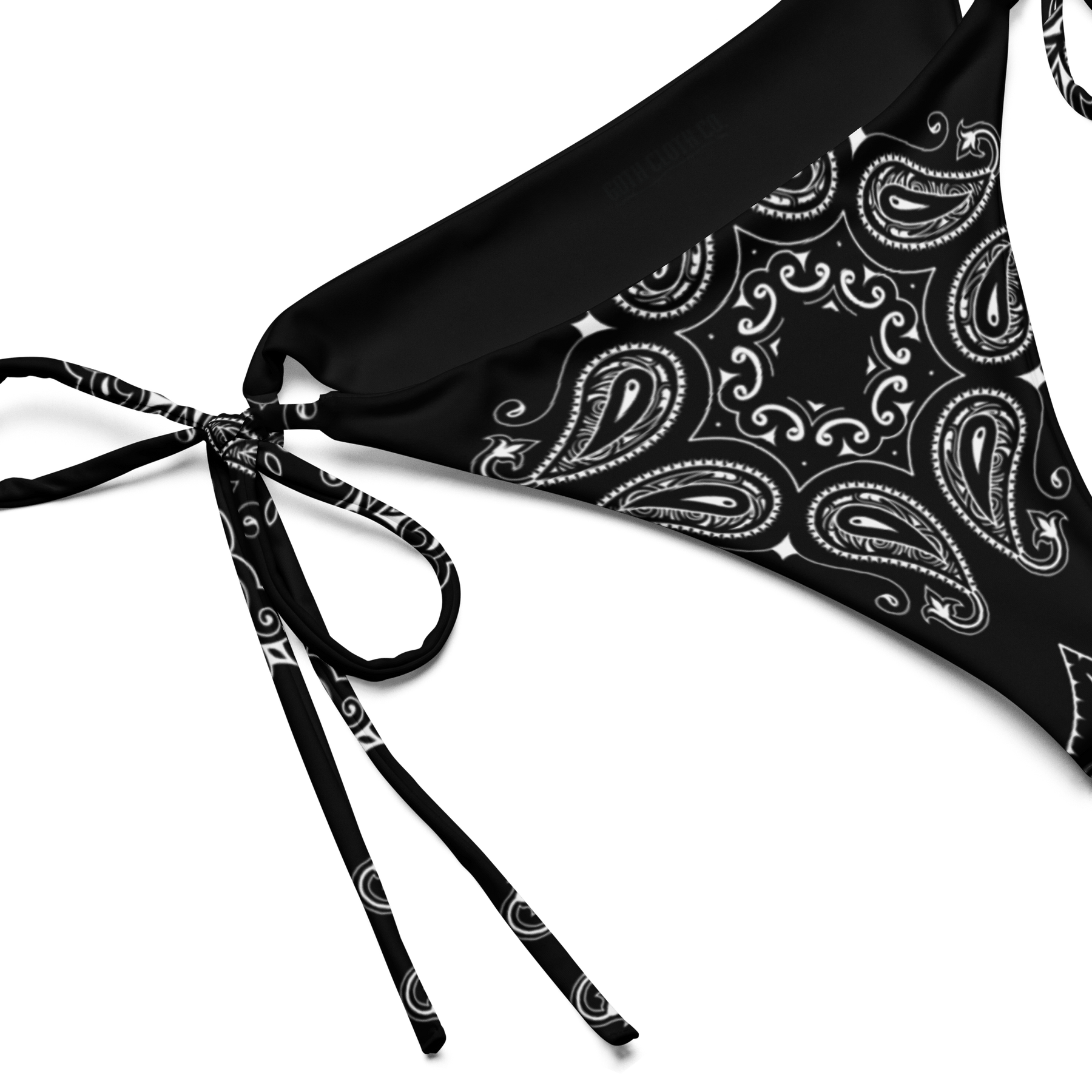 Black Bandana String Bikini Bottoms - Goth Cloth Co.5214672_16575