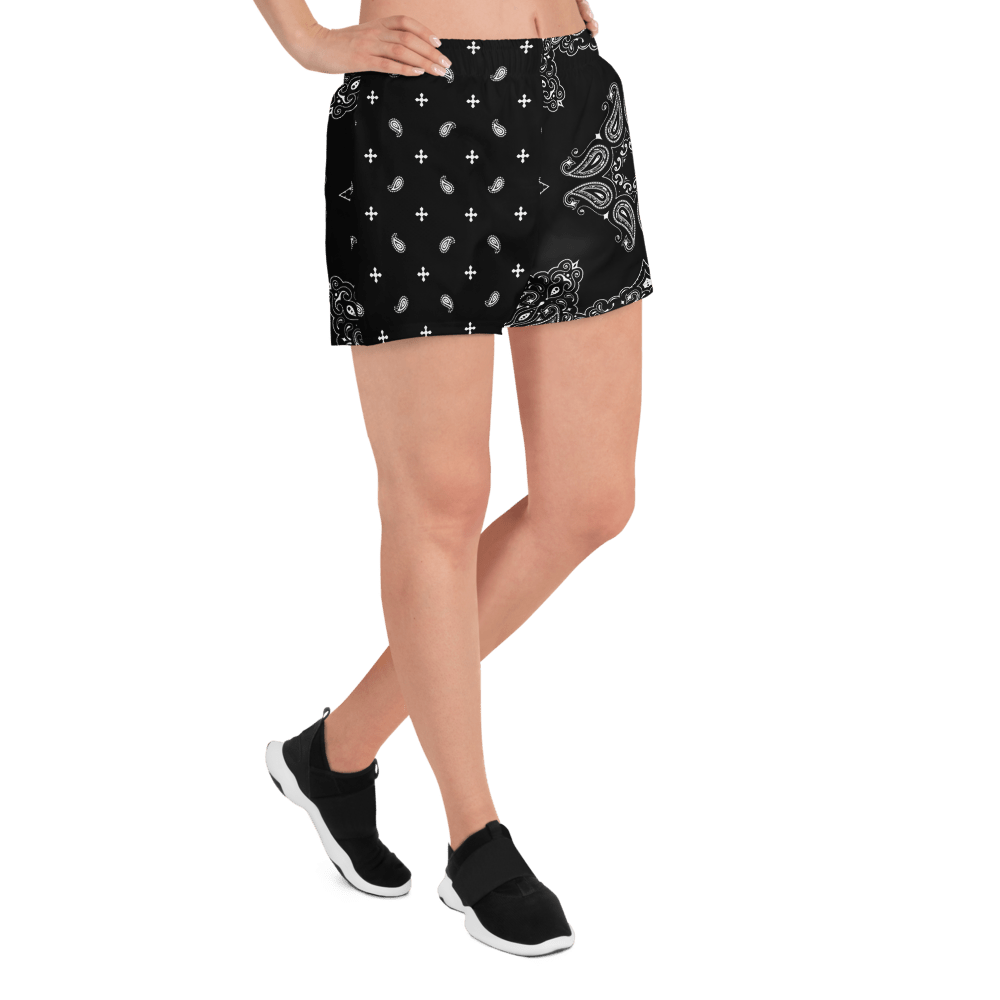 Black Bandana Unisex Swim Trunks - Goth Cloth Co.5591648_9804