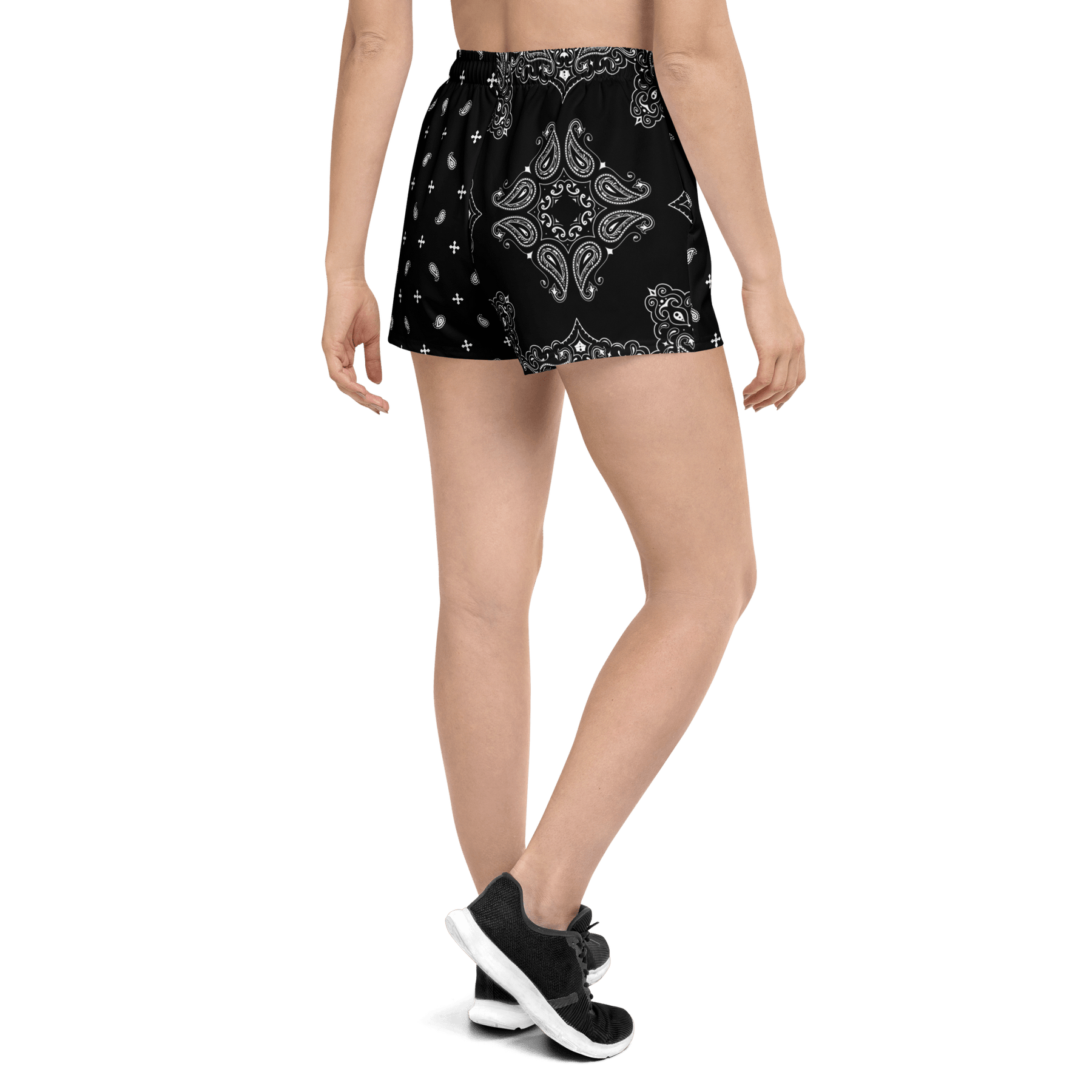 Black Bandana Unisex Swim Trunks - Goth Cloth Co.5591648_9804