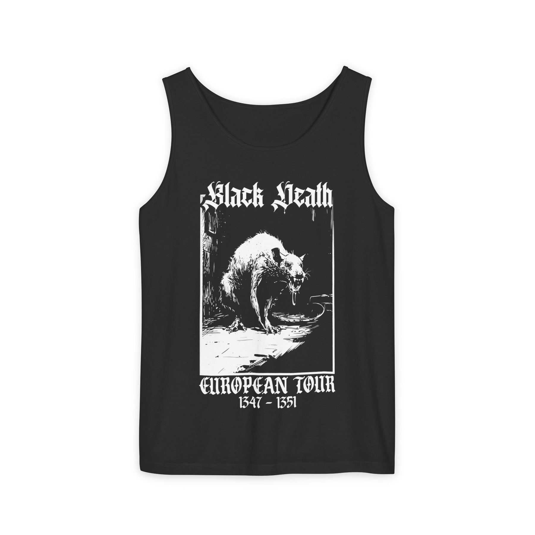 Black Death European Tour Plague Rat Unisex Tank Top - Goth Cloth Co.Tank Top28260846134203477141