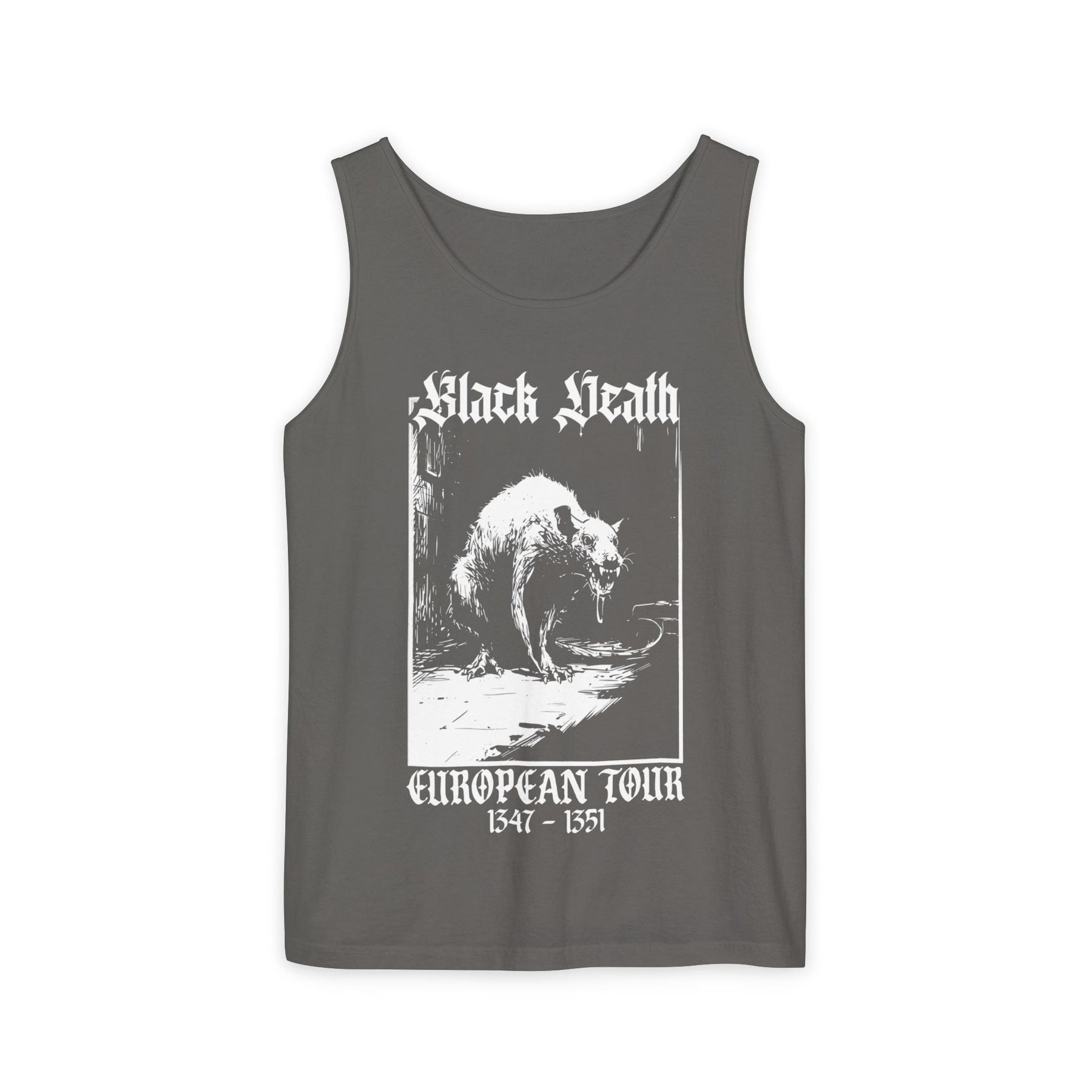 Black Death European Tour Plague Rat Unisex Tank Top - Goth Cloth Co.Tank Top87515723768636471038