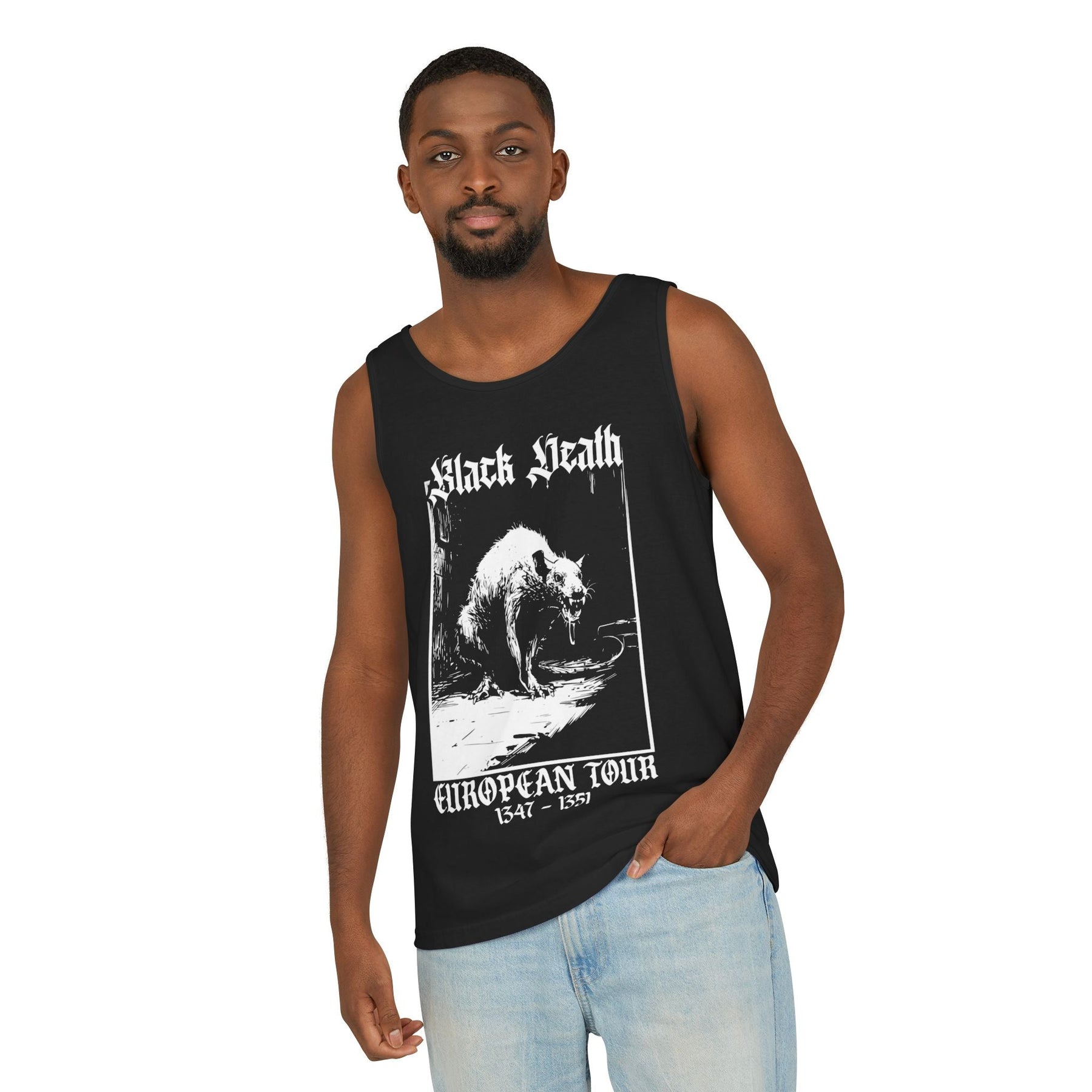 Black Death European Tour Plague Rat Unisex Tank Top - Goth Cloth Co.Tank Top87515723768636471038