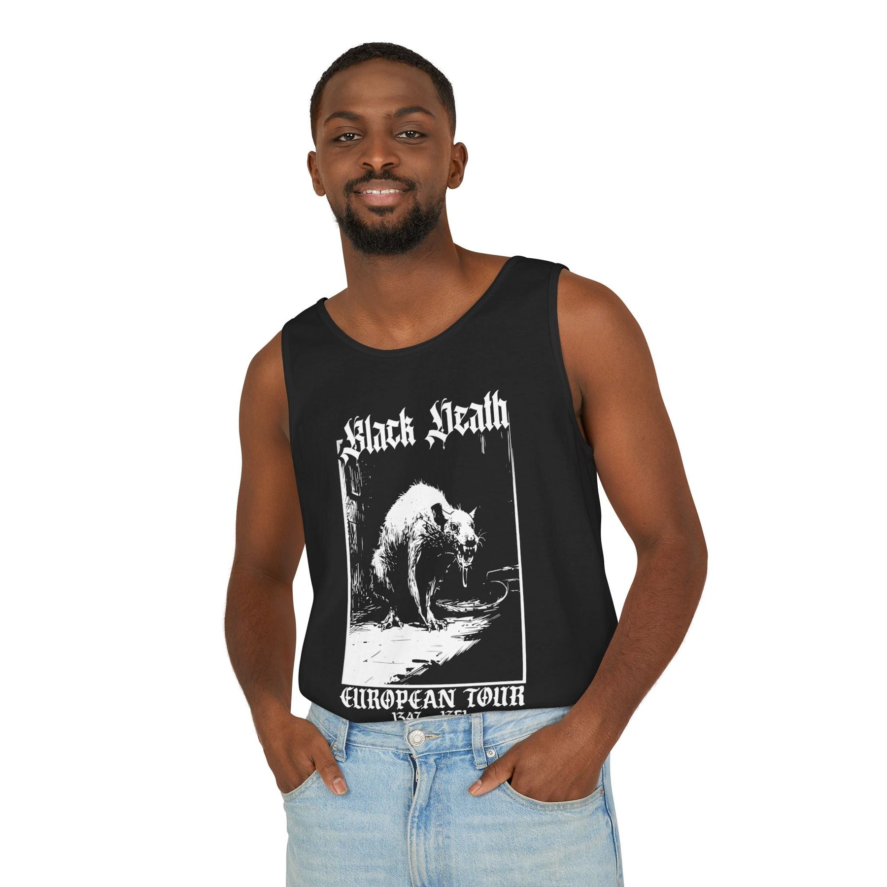 Black Death European Tour Plague Rat Unisex Tank Top - Goth Cloth Co.Tank Top87515723768636471038