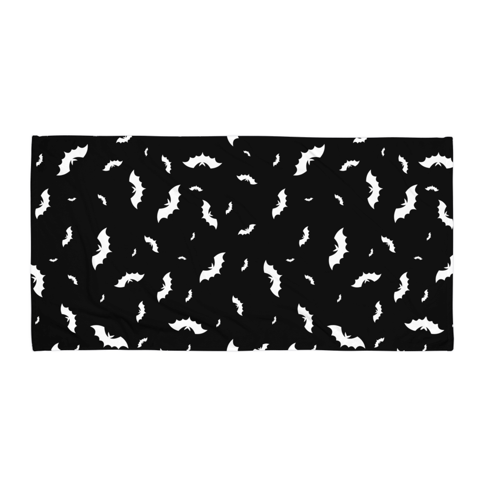 Blackout Batty Beach Towel - Goth Cloth Co.4652031_8874