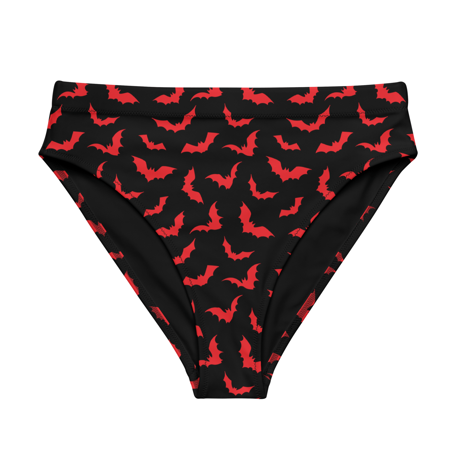 Bloody Bats Sport High - Waisted Bikini Bottoms - Goth Cloth Co.8753646_12042