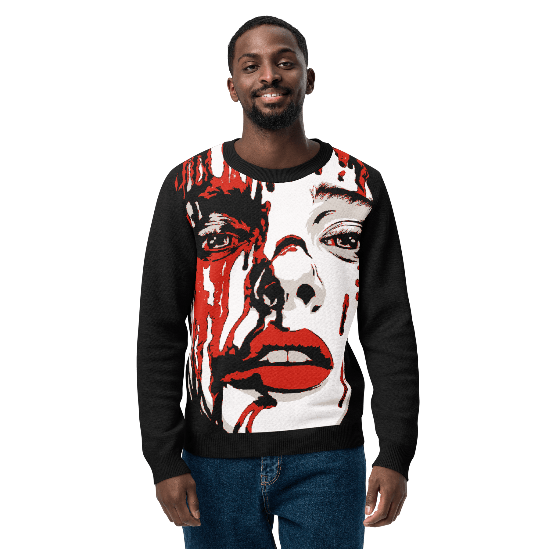 Bloody Mary Knit Crewneck Sweater - Goth Cloth Co.5598558_19636