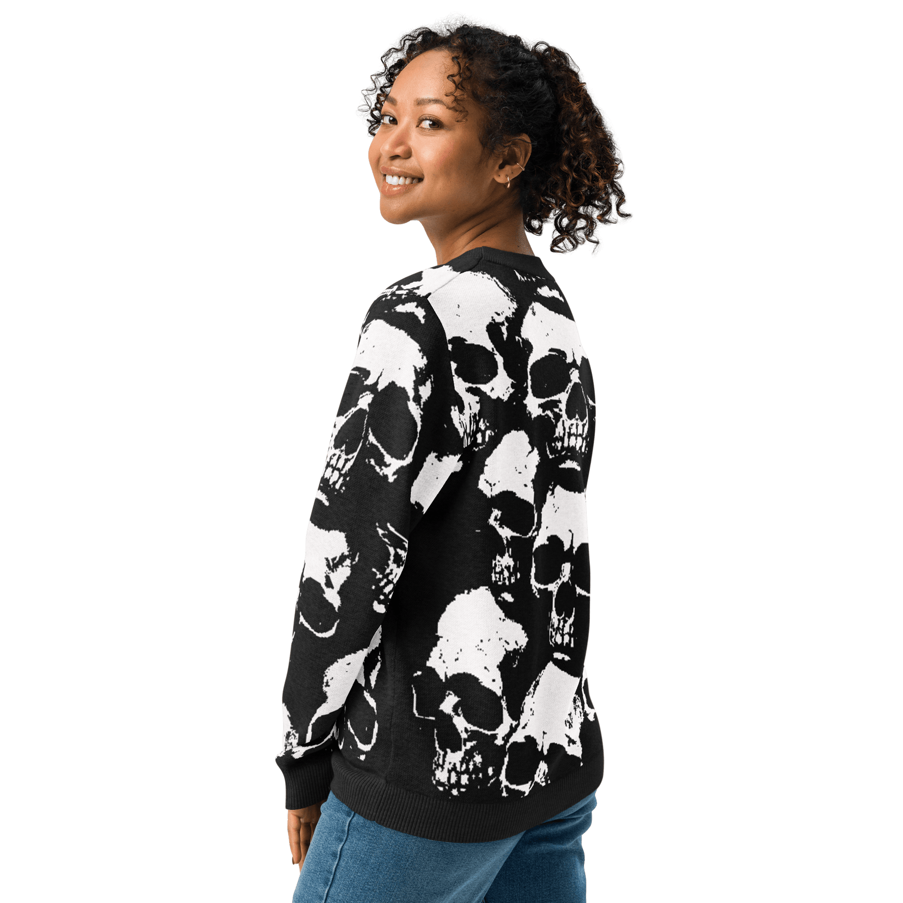 Bone Pile Knit Crewneck Sweater - Goth Cloth Co.2622162_19635