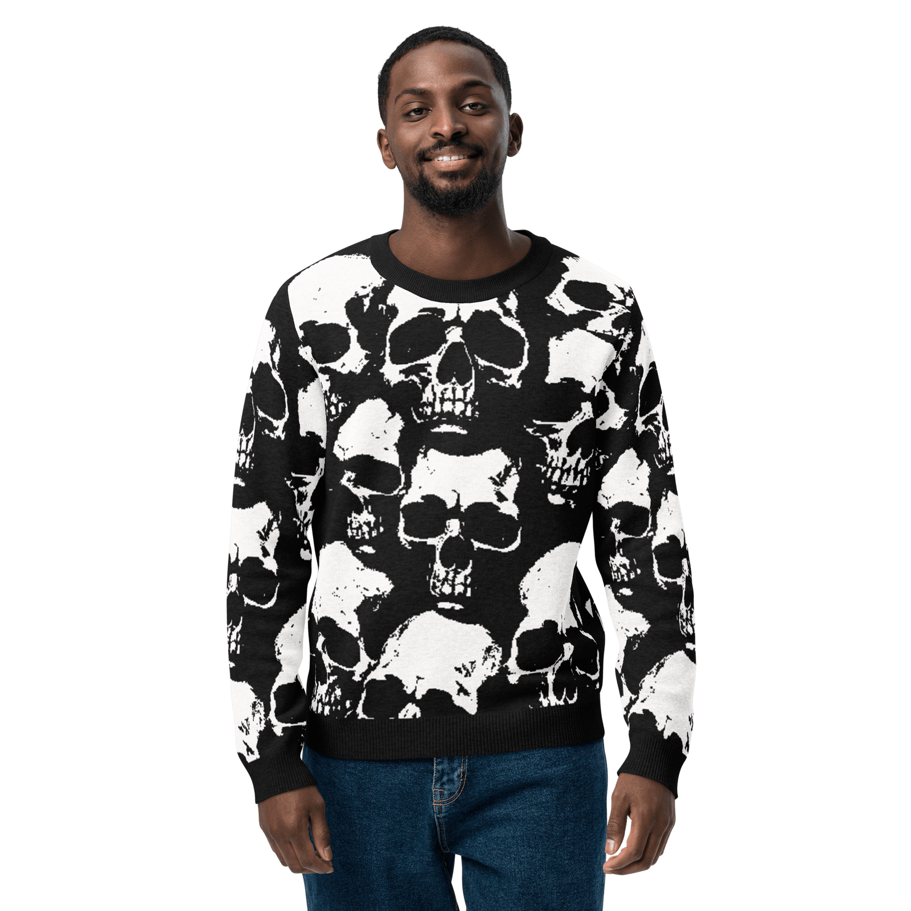 Bone Pile Knit Crewneck Sweater - Goth Cloth Co.2622162_19635