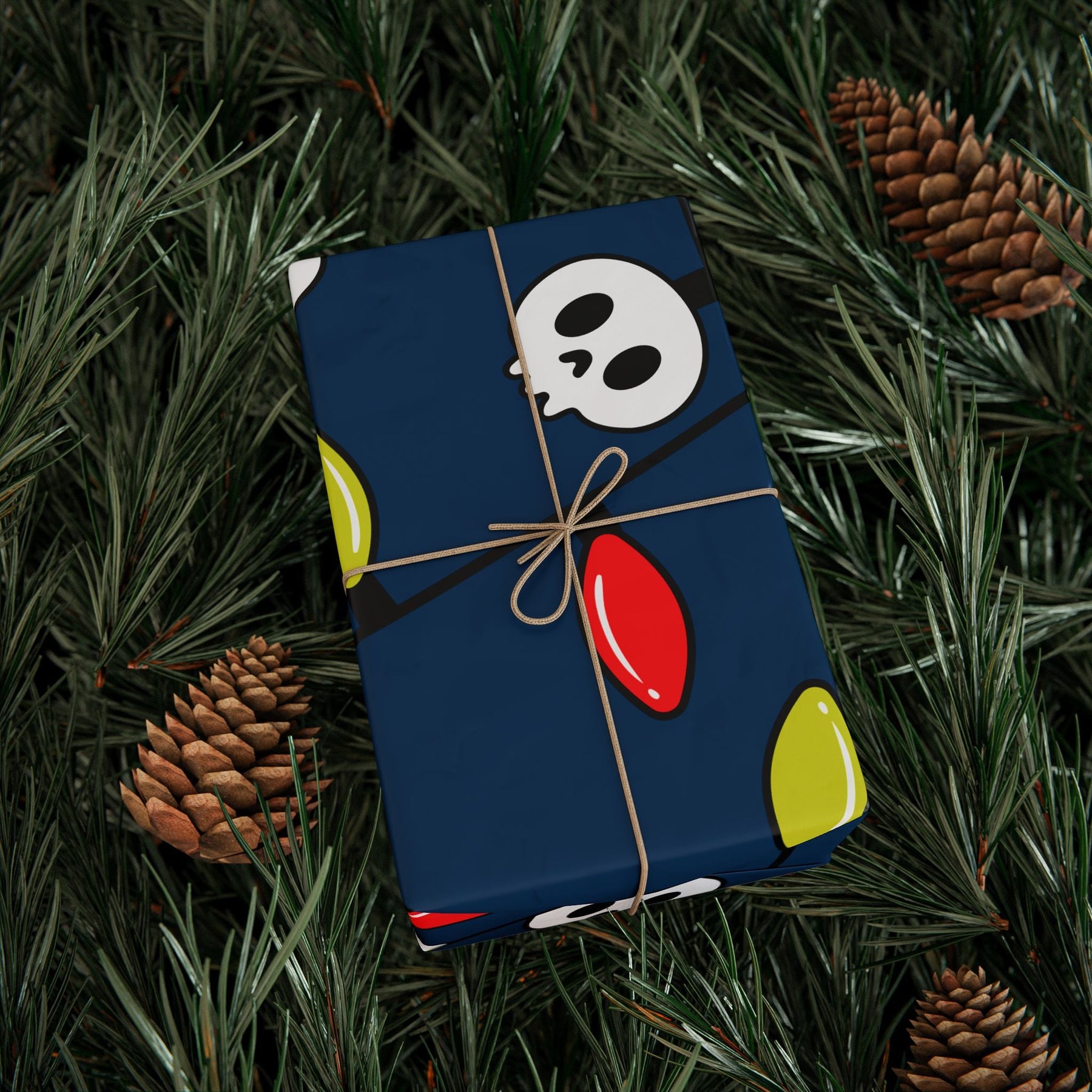 Boney & Bright Gift Wrap - Goth Cloth Co.Home Decor29897377112386611134