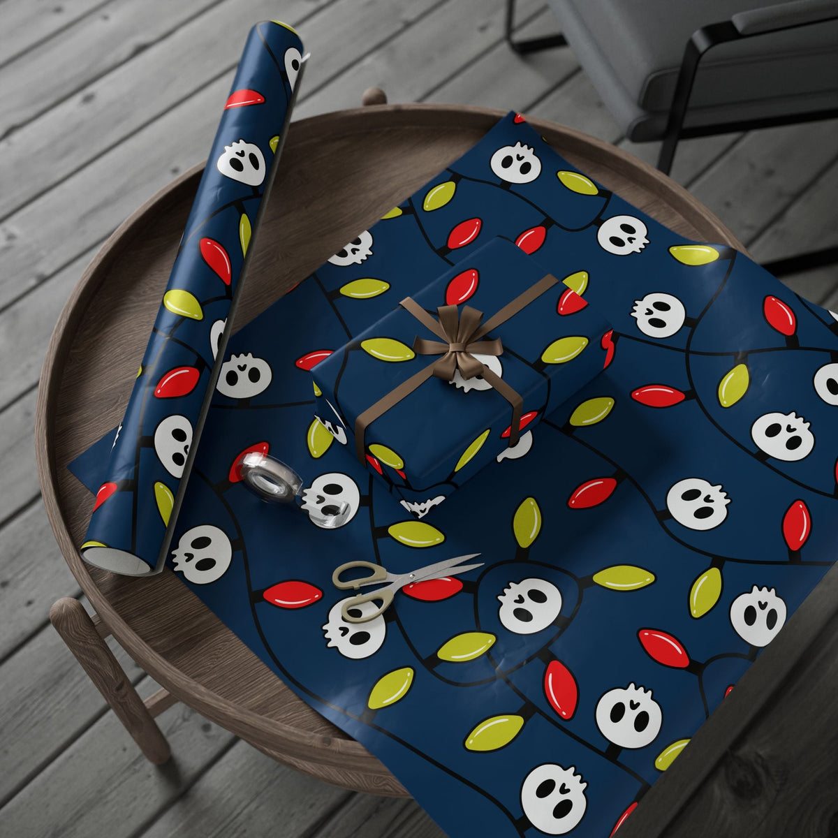 Boney & Bright Gift Wrap - Goth Cloth Co.Home Decor29897377112386611134