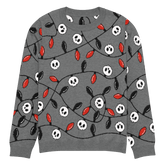 Boney & Bright Grey Knit Crewneck Sweater - Goth Cloth Co.4571380_19638