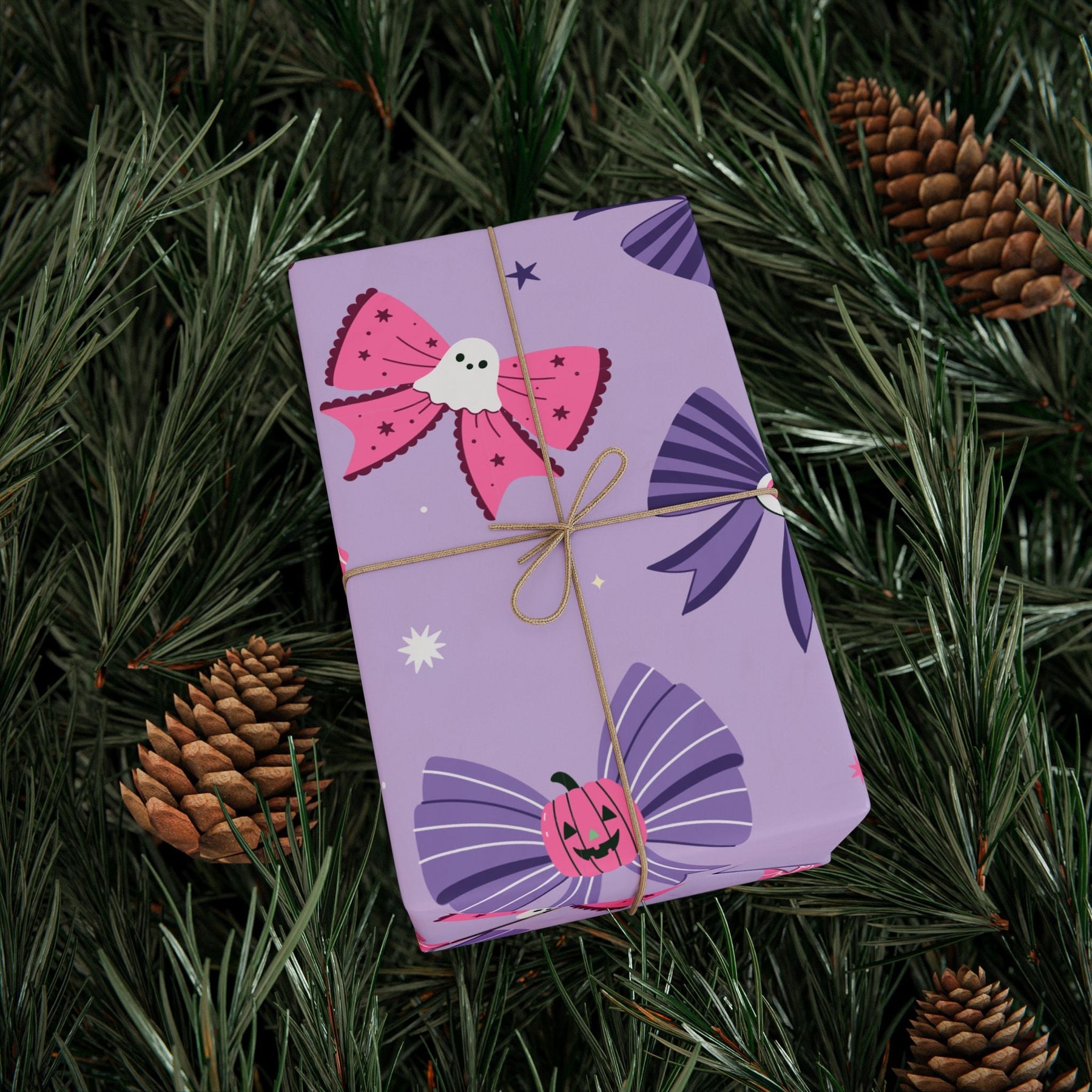 Boo - tiful Bows Gift Wrap - Goth Cloth Co.Home Decor31010172328460285990