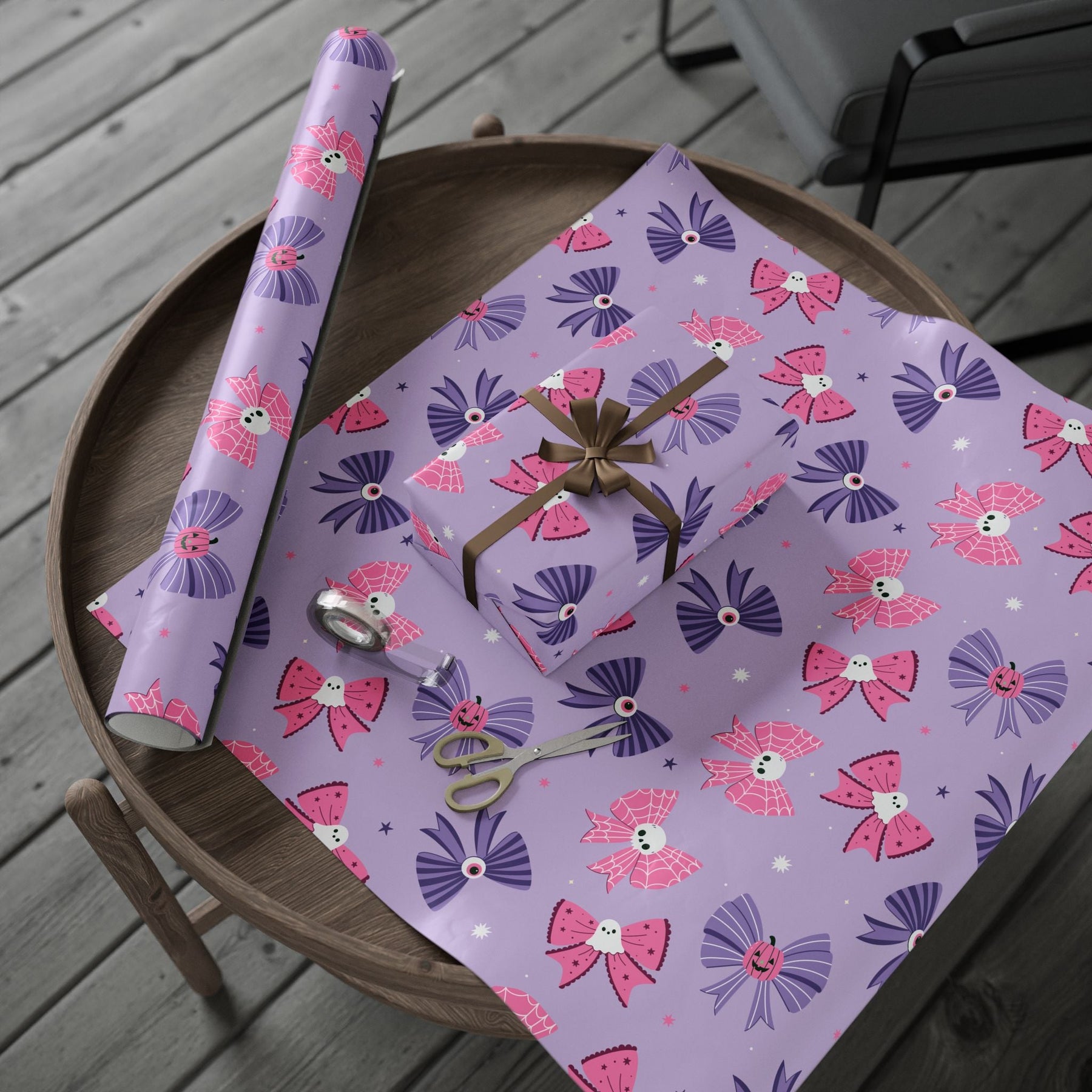 Boo - tiful Bows Gift Wrap - Goth Cloth Co.Home Decor31010172328460285990