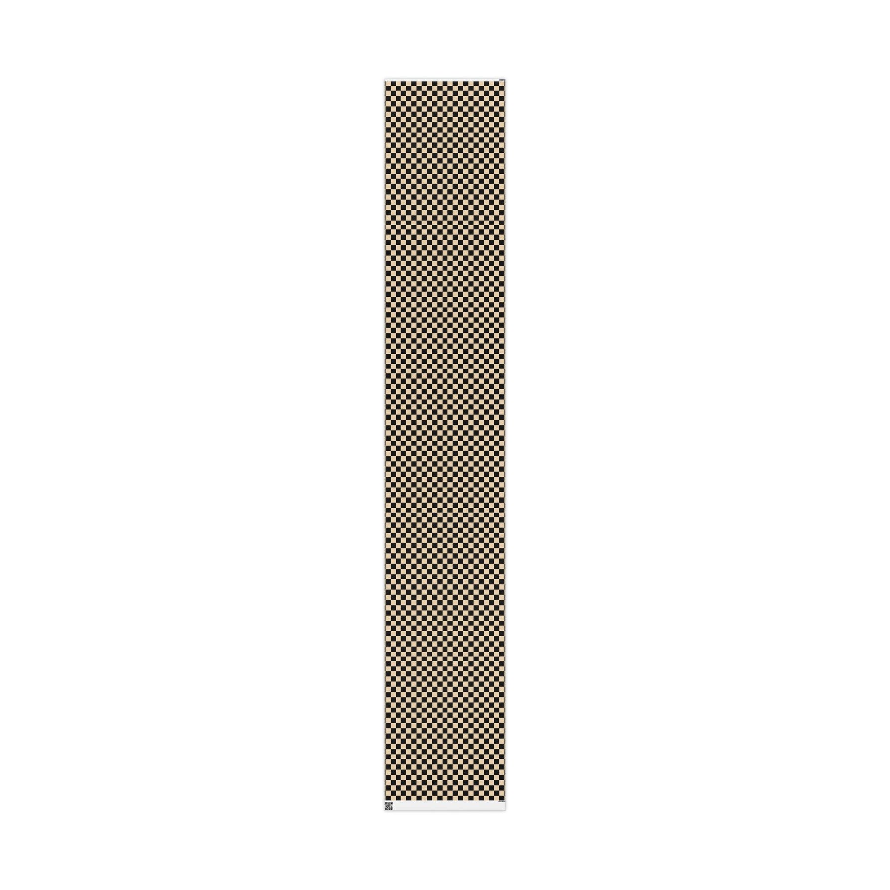 Brown Checkerboard Punk Gift Wrap - Goth Cloth Co.Home Decor25906506813046823505