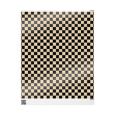 Brown Checkerboard Punk Gift Wrap - Goth Cloth Co.Home Decor32522446498781470577