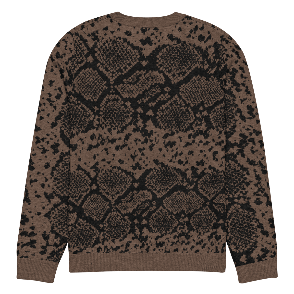 Brown Snakeskin Crewneck Sweater - Goth Cloth Co.2164683_19635