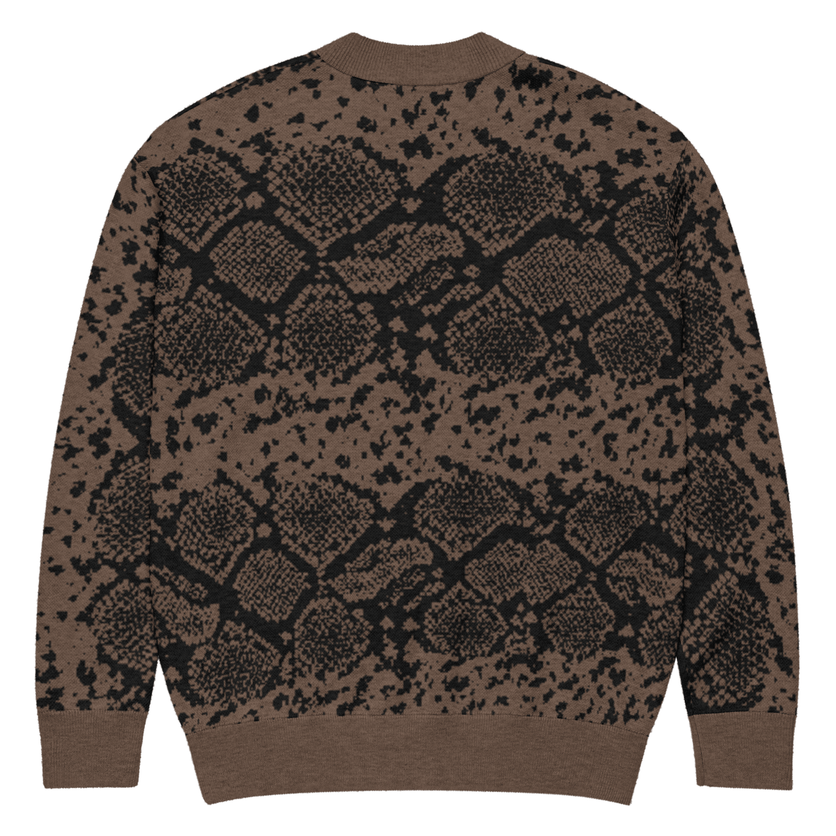 Brown Snakeskin Knit Cardigan - Goth Cloth Co.7220307_21030