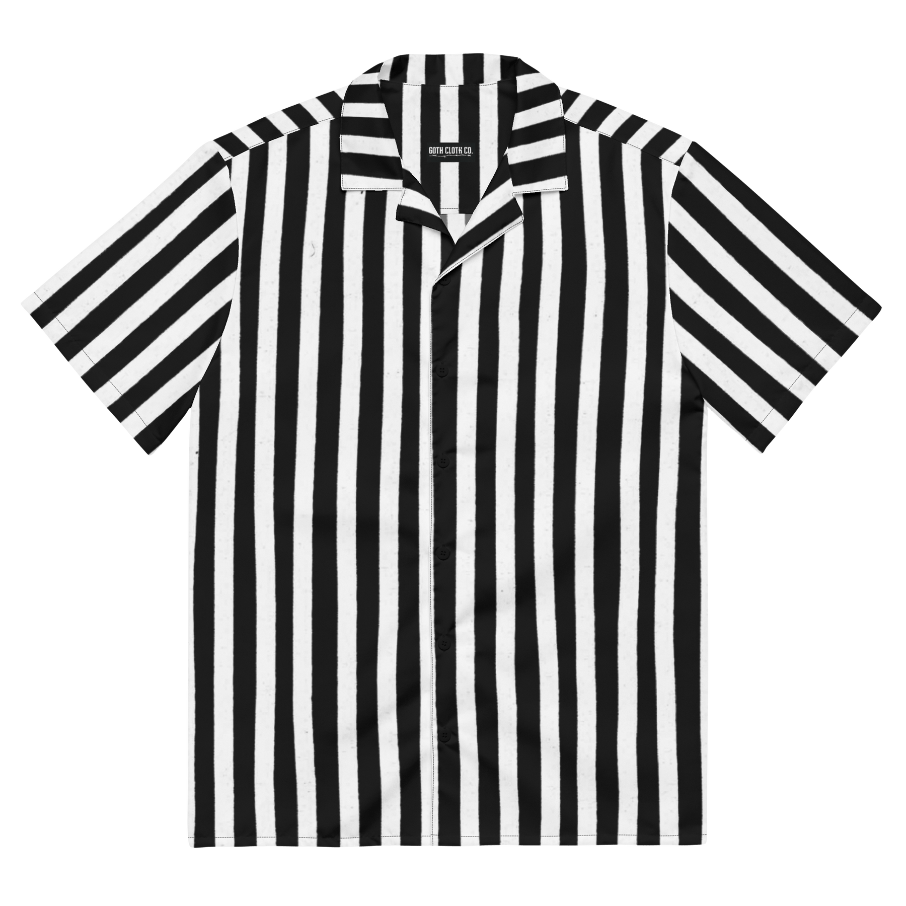 Bug Juice Boogie Striped Button - Up Shirt - Goth Cloth Co.6840682_17117