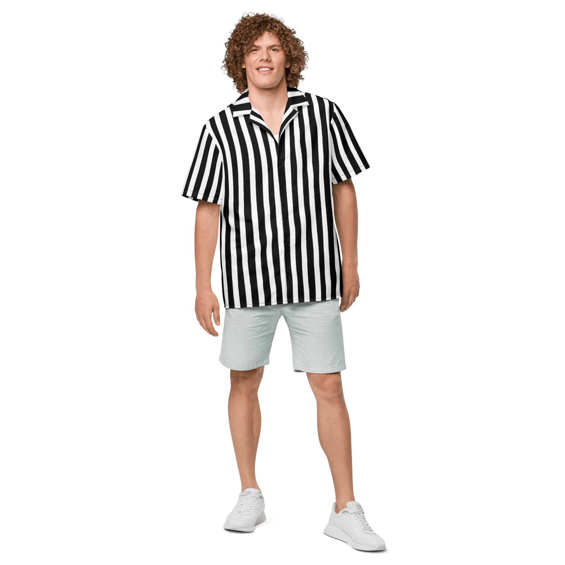 Bug Juice Boogie Striped Button - Up Shirt - Goth Cloth Co.6840682_17117