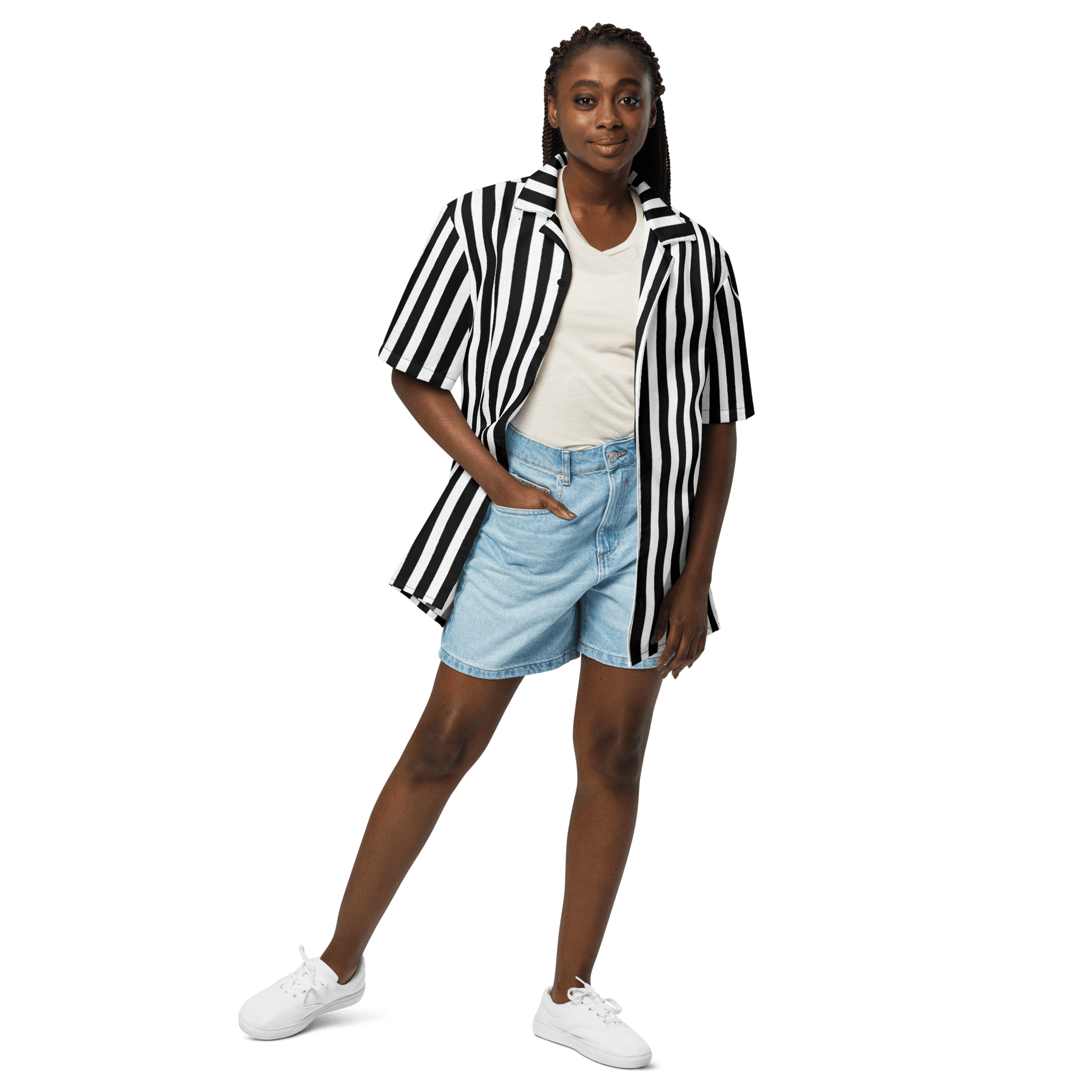 Bug Juice Boogie Striped Button - Up Shirt - Goth Cloth Co.6840682_17117