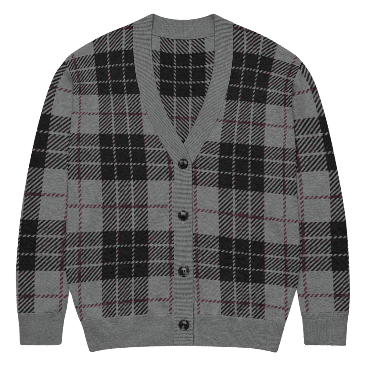 Cabin Fever Grey Knit Cardigan - Goth Cloth Co.2972797_21030