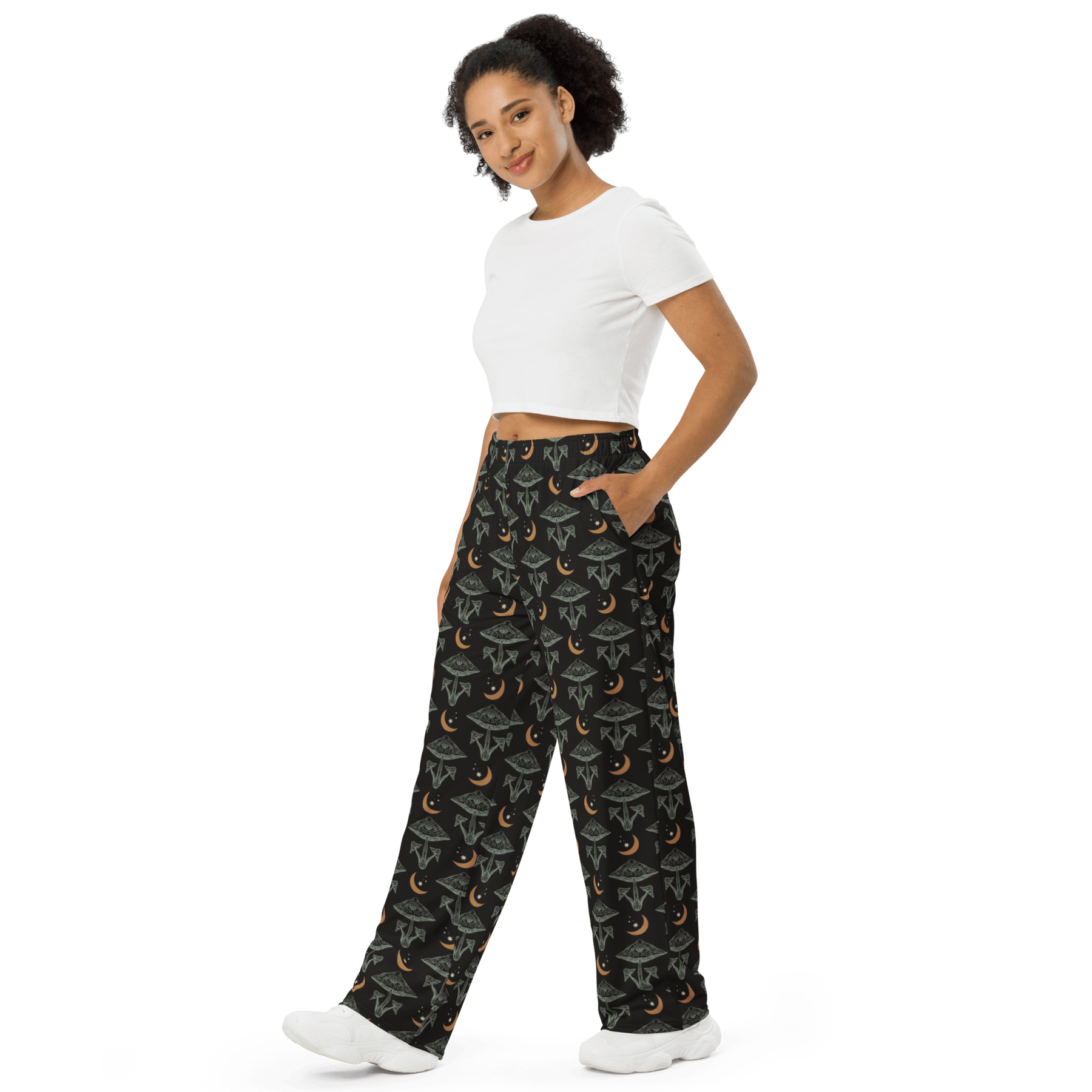 Celestial Shrooms Unisex Lounge Pants - Goth Cloth Co.7663379_15513