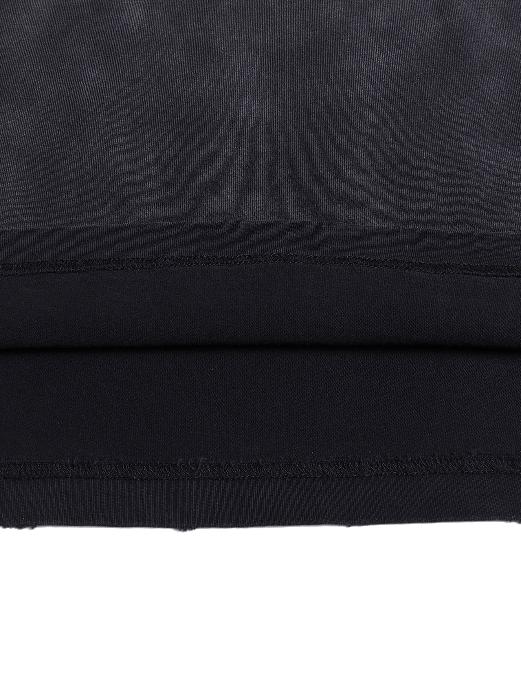 Cemetery Haunts Vintage Washed Hand-Frayed T-Shirt