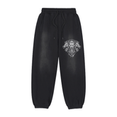 Cerberus Grunge Jogger Sweatpants - Goth Cloth Co.241218PODPX0332#001
