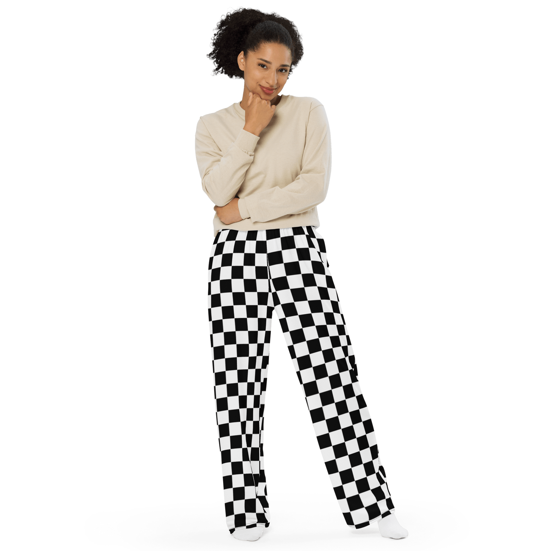Classic Checkerboard Unisex Lounge Pants - Goth Cloth Co.3574618_15513