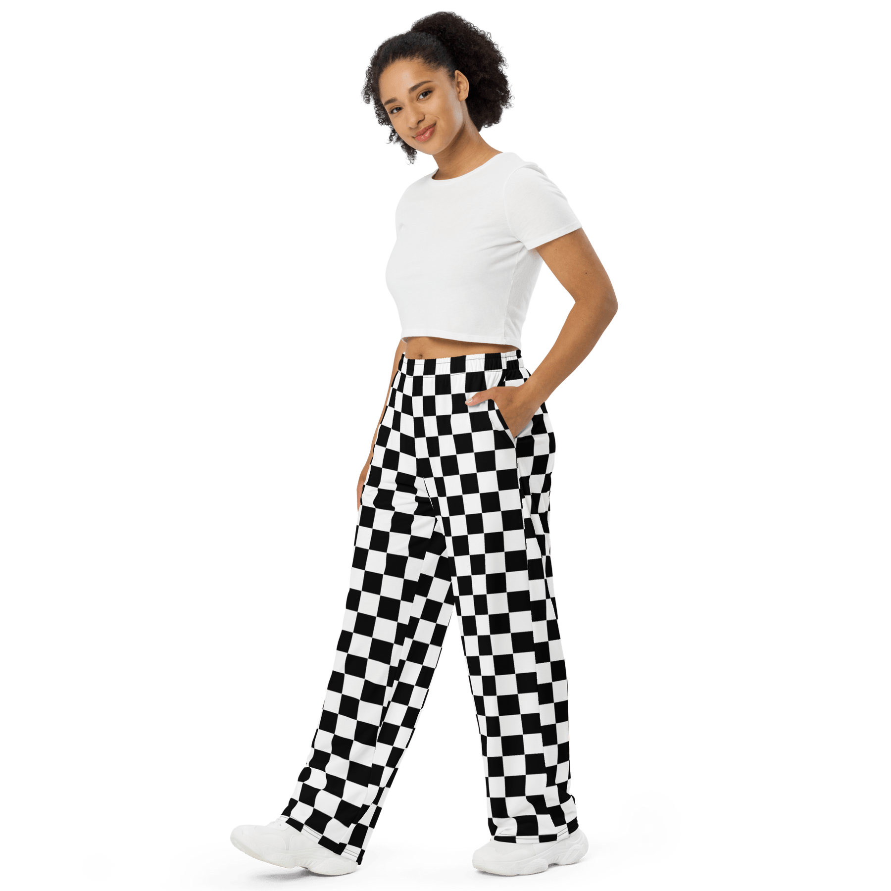 Classic Checkerboard Unisex Lounge Pants - Goth Cloth Co.3574618_15513