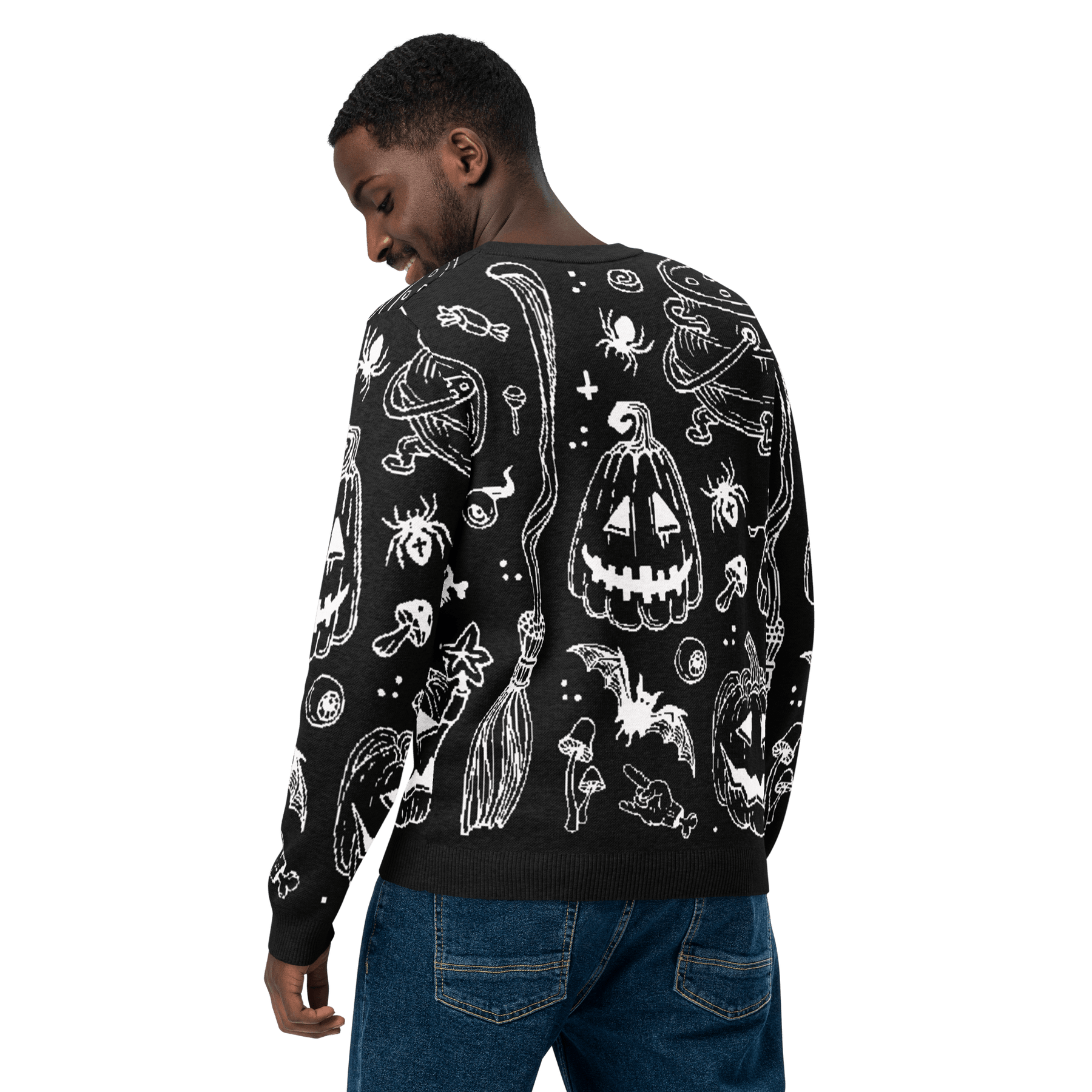 Cozy Creep Knit Crewneck Sweater - Goth Cloth Co.2335304_19637