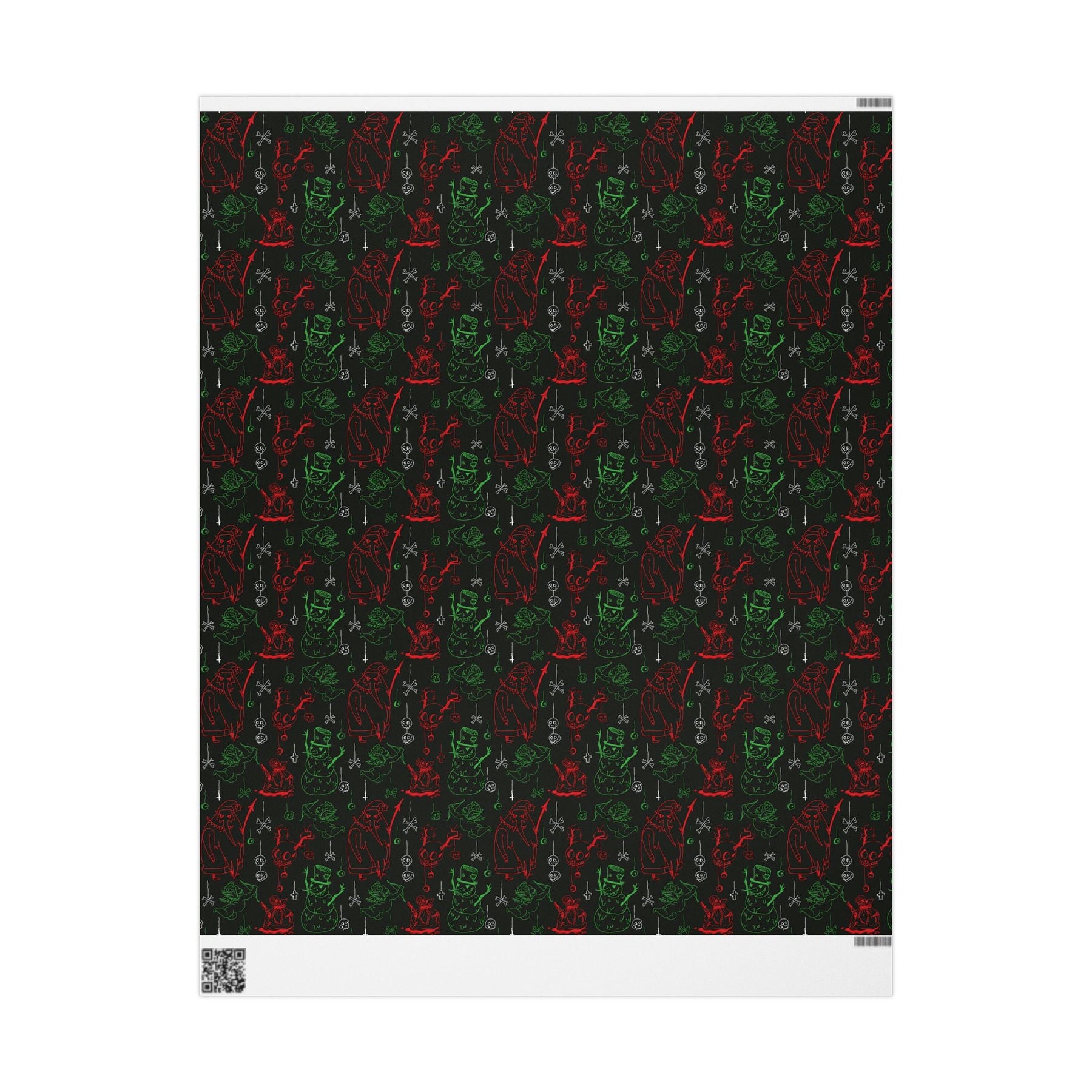 Creepmas Cheer Gift Wrap - Goth Cloth Co.Home Decor32955176532628174620