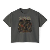 Creepshow Vintage Oversized Boxy Crop Top - Goth Cloth Co.T-Shirt52030514669116777749