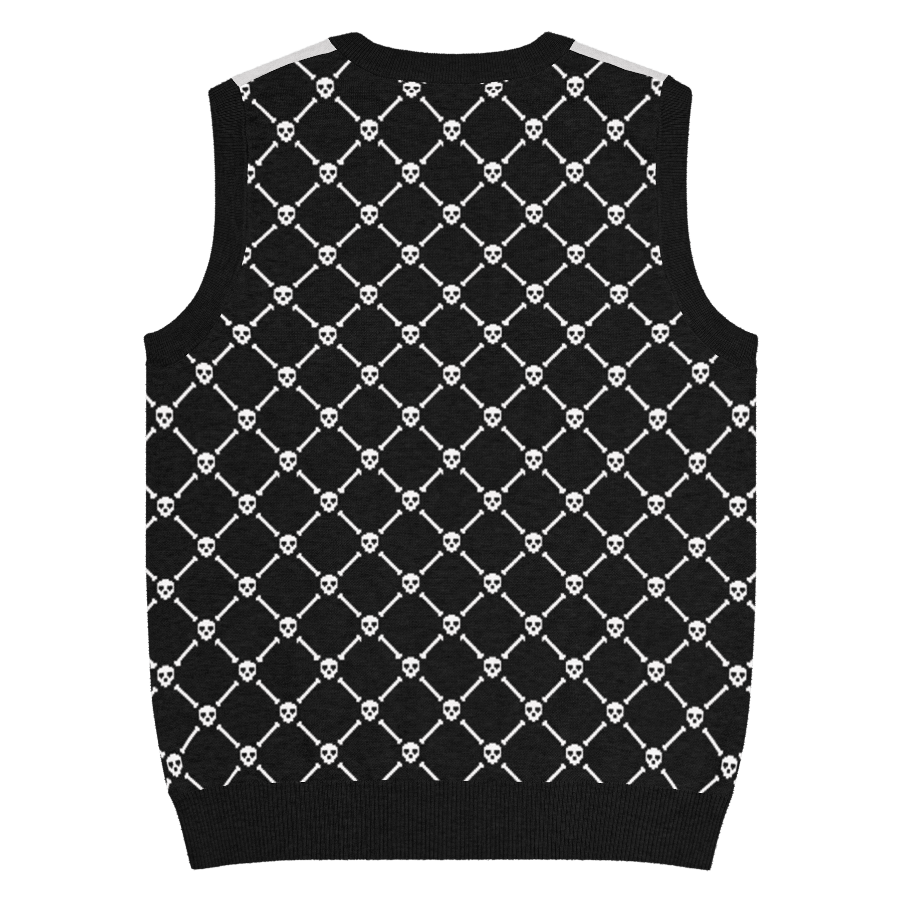 Cross Boes Knit V - Neck Sweater - Goth Cloth Co.8249670_22430